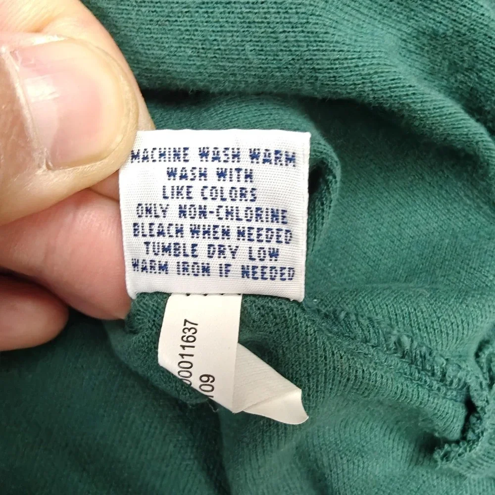 Polo Ralph Lauren Polo Shirt Mens 2XL Green 100% Cotton Long Sleeve Pony Logo